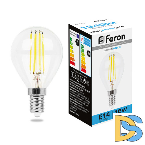 Лампа светодиодная Feron LB-515 Шарик E14 15W 6400K 38251