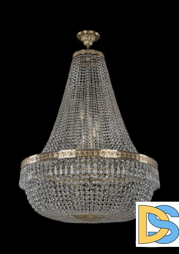 Люстра на штанге Bohemia Ivele Crystal 19011/H2/80IV G