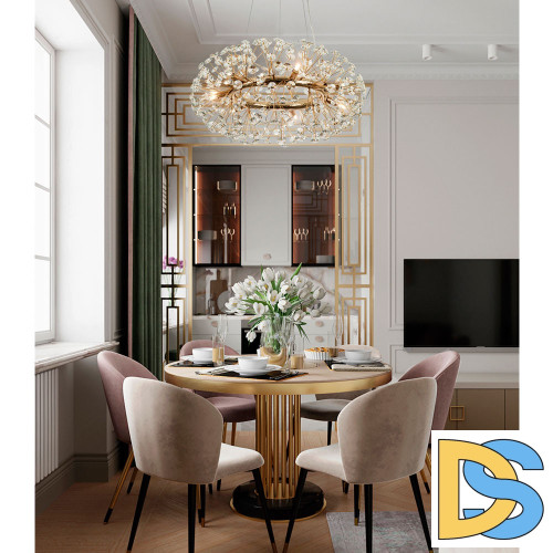 Подвесная люстра Modestyle MS.9029.12 GD