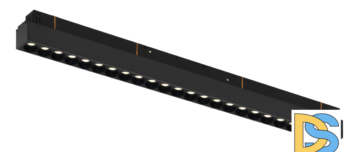 Трековый магнитный светильник iLedex Vision SMART 4822-002-L460-24W-38DG-BK