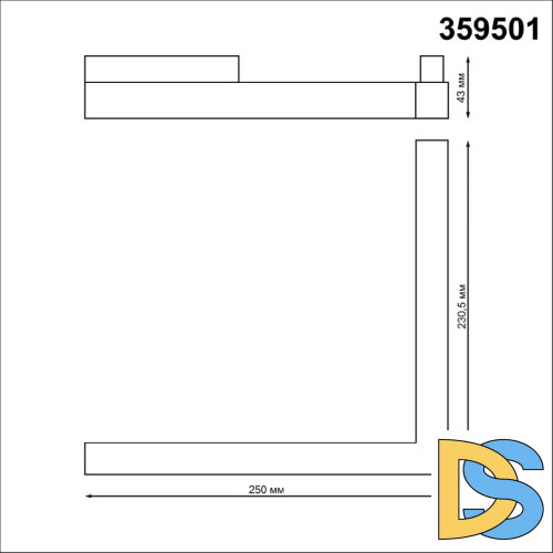 Трековый светильник Novotech Flum 359501
