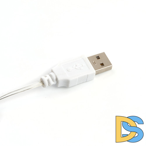 Гирлянда линейная Feron CL575 Роса 5В 1,8Вт мультиколор 5м IP20 48185