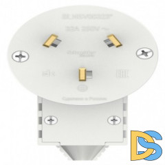 Силовая вилка 2P+N 32А 250В, Белый, серия Blanca, Schneider Electric