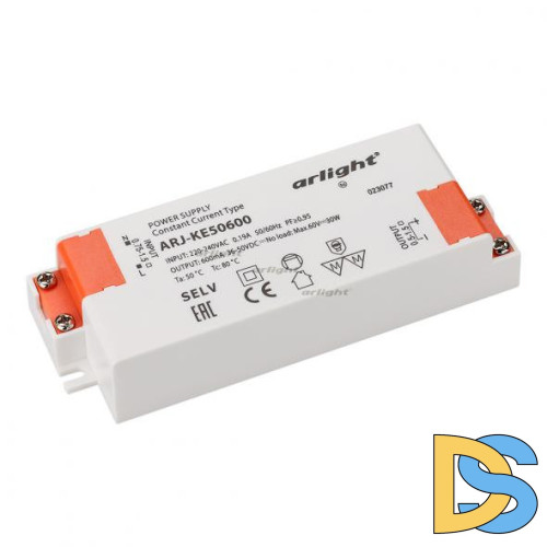 Блок питания Arlight ARJ-KE50600 (30W, 600mA, PFC) 023077