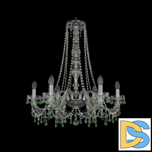 Подвесная люстра Bohemia Ivele Crystal 1410/6/240/h-74 Ni V5001