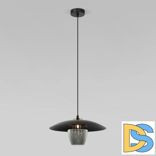 Подвесной светильник Eurosvet Kamari 50259/1 черный/дымчатый a064946