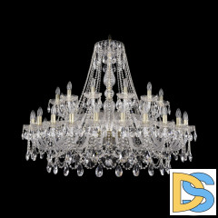 Подвесная люстра Bohemia Ivele Crystal 1411/24+12/460 G