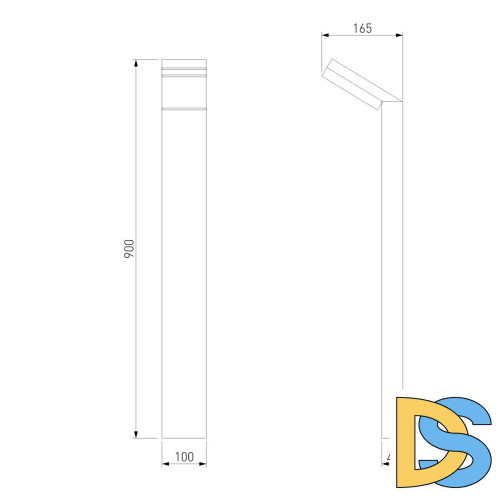 Ландшафтный светильник Elektrostandard Sensor 4690389175022