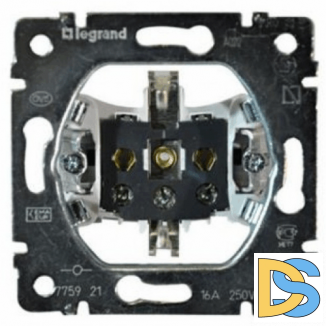 Механизм розетки с заземлением с винтовыми клеммами Legrand Galea Life