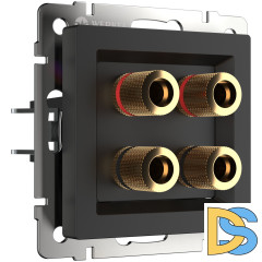 Акустическая розетка Werkel (черный матовый) W1185008