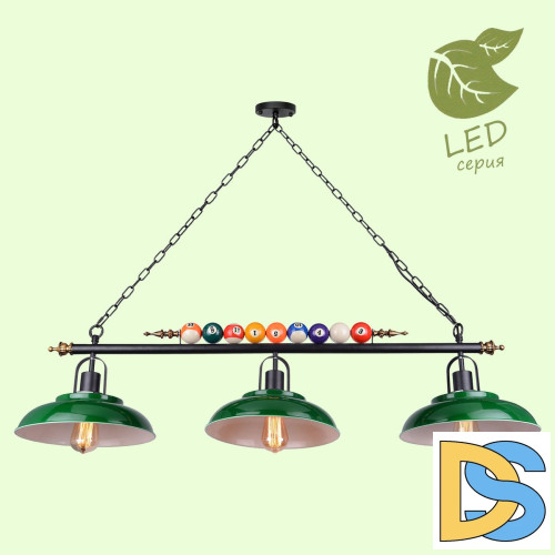 Подвесная люстра Lussole Loft Badger GRLSP-9542