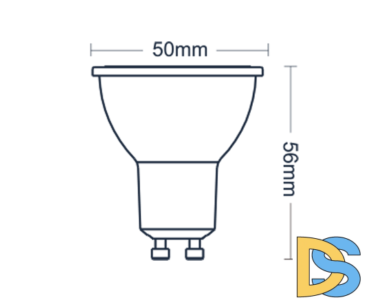 Светодиодная лампа Italline TP GU10/7W/4000K