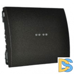 Лицевая панель для 1кл выключателя с подсветкой Legrand Galea Life - темная бронза