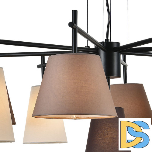 Подвесная люстра Indigo Abbinare 13032/9P Black V000535