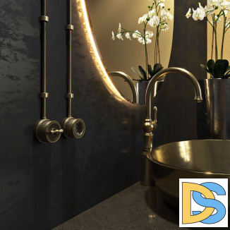 Переключатель/выключатель одноклавишный (бронзовый) Ретро W5712012