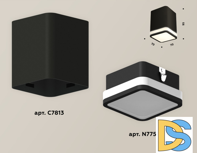 Потолочный светильник Ambrella Light Techno Spot XS7813020 (C7813, N7751)