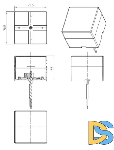 Светодиодный соединительный модуль Эра SML-AC-B-6K-04 Б0050961