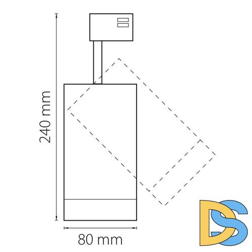 Трековый светодиодный светильник Lightstar Canno Led 303274