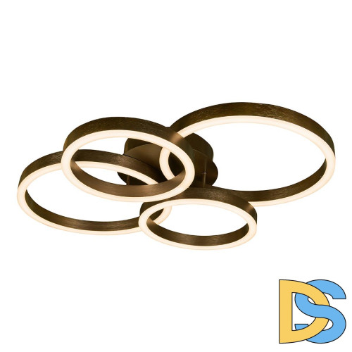 Потолочная светодиодная люстра iLedex Ring-New 6815-300/400-X-T Coffee