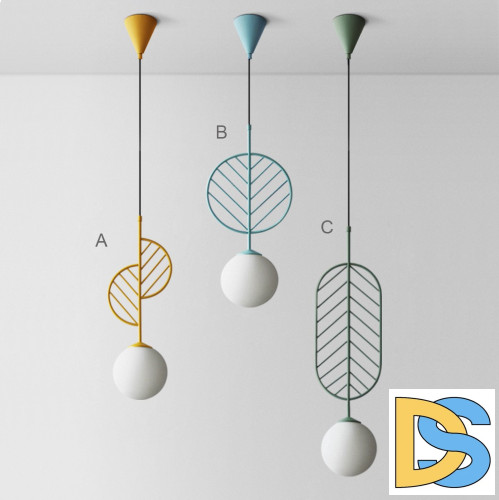 Подвесной светильник ImperiumLoft Leaf 178142-26