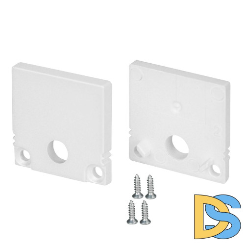 Заглушка Arlight SL-SLIM20-H20 WHITE с отверстием 047634