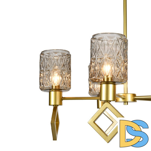 Люстра на штанге Indigo Preda 13025/5R Gold V000469