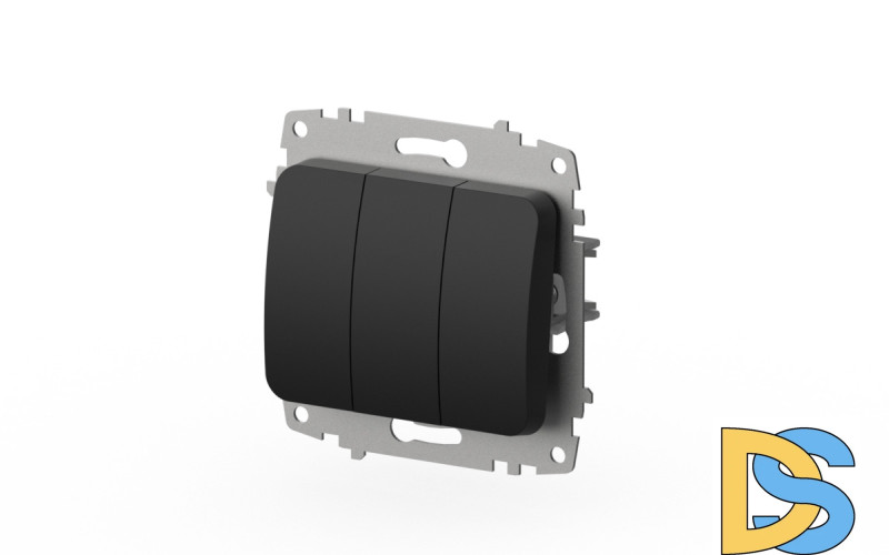 Выключатель трехклавишный ELBI Jazz 607-014800-254