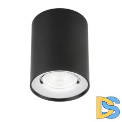 Накладной светильник ЭРА OL1 GU10 BK/CH Б0041502