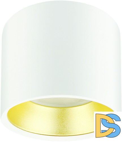 Накладной светильник ЭРА OL8 GX53 WH/GD Б0048536