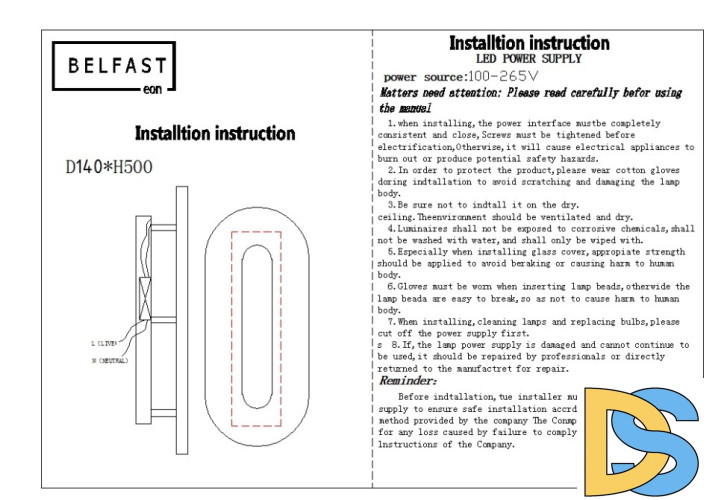 Настенный светильник Belfast Ravenhill 3220 BR MB