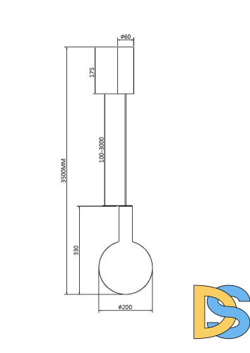 Подвесной светильник Maytoni Nebula MOD182PL-L4B3K