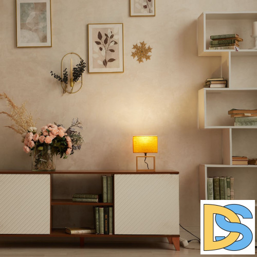 Настольная лампа Uniel UML-B401 E27 ORANGE/WOOD UL-00010955