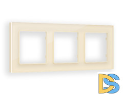 Рамка трехместная Ambrella Volt Platos AF330303