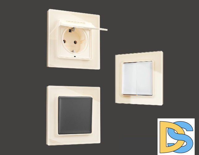 Рамка трехместная Ambrella Volt Platos AF330303