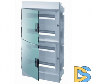 Бокс в нишу ABB Mistral41 72М (4х18) зелёная дверь с клеммным блоком