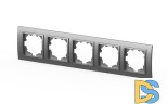 Рамка пятиместная ELBI Zena 500-011000-250