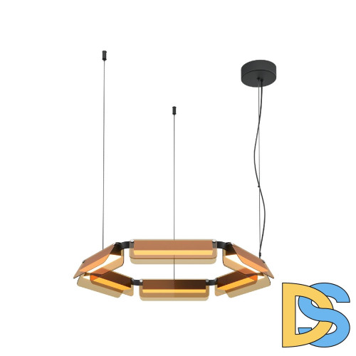 Подвесная люстра Maytoni Flat MOD296PL-L40BC3K