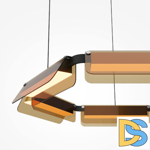 Подвесная люстра Maytoni Flat MOD296PL-L40BC3K