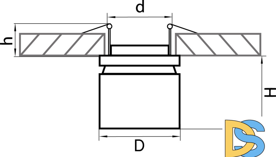 Встраиваемый спот Lightstar Forte Inca 214829