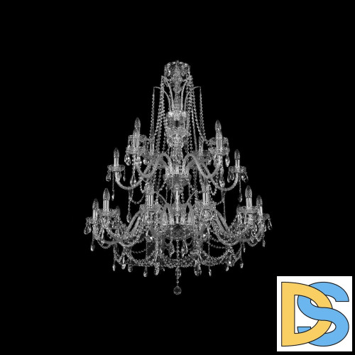Подвесная люстра Bohemia Ivele Crystal 1411/10+5+5/360/2d Ni