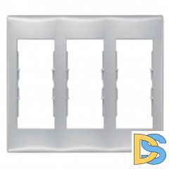 Рамка 3-ая (тройная), Алюминий, серия Sedna, Schneider Electric