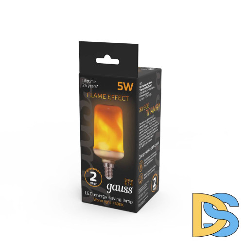 Лампа светодиодная Gauss E14 5W 1500K матовая 157401105
