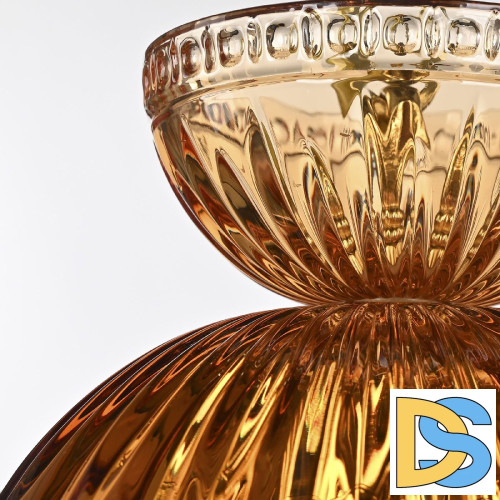 Подвесной светильник Bohemia Ivele Crystal 5480/17 G Amber/M-1G