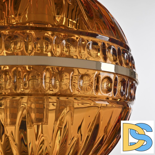 Подвесной светильник Bohemia Ivele Crystal 5480/17 G Amber/M-1G