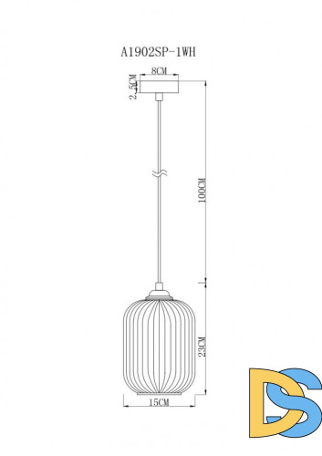 Подвесной светильник ARTE Lamp A1902SP-1WH