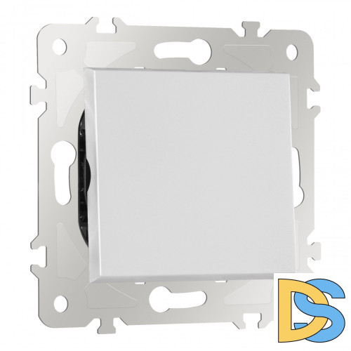 Выключатель одноклавишный проходной Arte Milano 203.32-1.silver