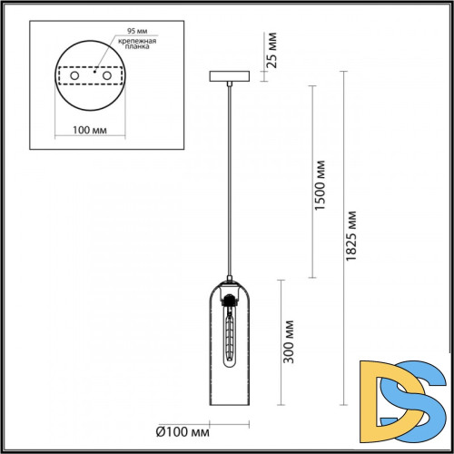 Подвесной светильник Odeon Light 4805/1