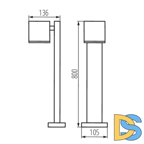 Ландшафтный светильник Kanlux Gori 80 29003