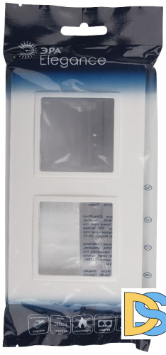 Рамка для розеток и выключателей на 2 поста Эра 14-5012-01 Б0060576