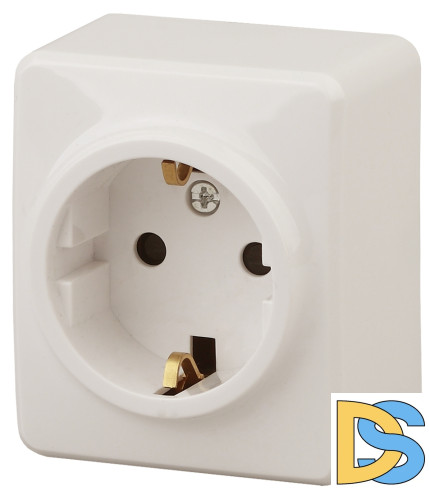 Розетка 2P+E Schuko Эра 11-2203-02 Б0020686